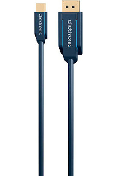 CLICKTRONIC Καλώδιο DisplayPort αρσενικό - mini DisplayPort αρσενικό 1μ Μπλε ...