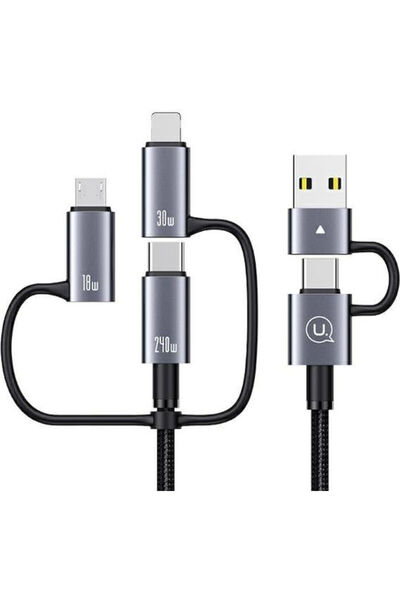 Usams Καλώδιο USB 2.0 σε micro USB, κανονικό, 2 μέτρων (SJ738USB01)