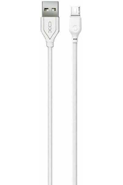 Xo NB103 1μ Κανονικό Καλώδιο USB 2.0 σε micro USB Λευκό