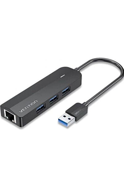 Vention Διανομέας USB 4 Θυρών USB 3.0 με σύνδεση USB-A και Ethernet Κωδικός: ...