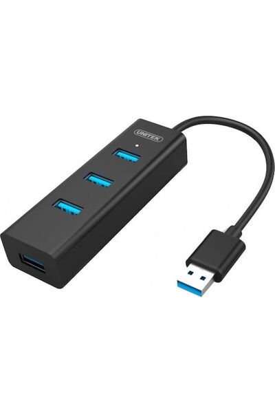 Unitek Διανομέας USB με 4 θύρες USB 3.0 και σύνδεση USB-A Κωδικός: Y-3089