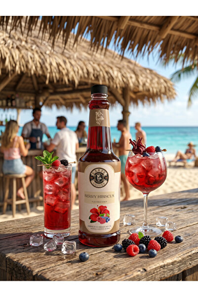 KARPE COFFEE Berry Hibiscus Özü 1000 Ml (Berry Hibiscus Coctail Syrup)