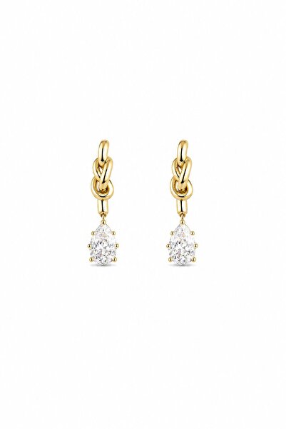 Charmist Steel Marquise Earrings Gold