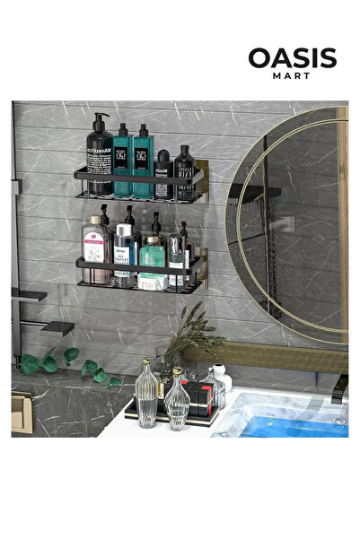 Generic Shower Caddy Shelf, Wall Mounted Rustproof Storage Rack for Bathroom ...