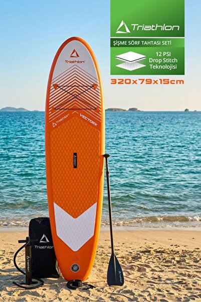Triathlon T-248 -T 10’6” Şişme Paddle Board Seti - 320×79×15 cm - Drop Stitch...
