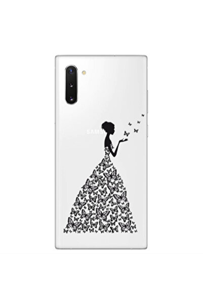 Other Samsung Note 10 Plus Butterfly Girl Transparent Silicone TPU Θήκη