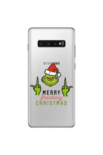 Other Samsung S10 Plus Merry Christmas44 Transparent Silicone TPU Θήκη
