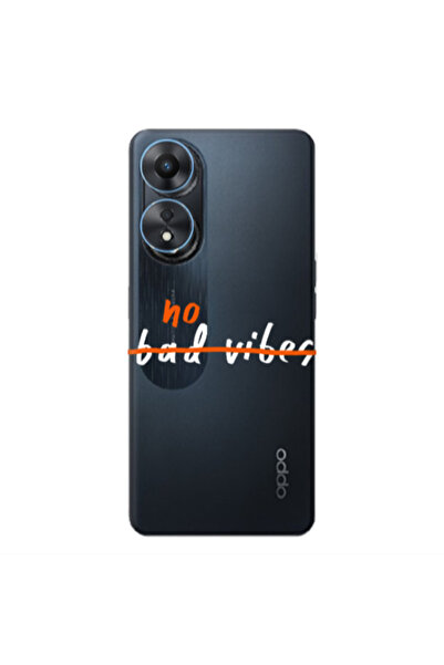 Other Oppo A 98 No bad vibes 2 Transparent Silicone TPU Θήκη
