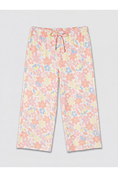 LC Waikiki Coral Floral Women's Capri Pajama Bottoms