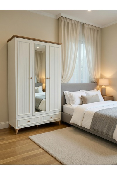 MODERA HOME FURNİTURE NEW GLORİA 3 KAPAKLI DOLAP
