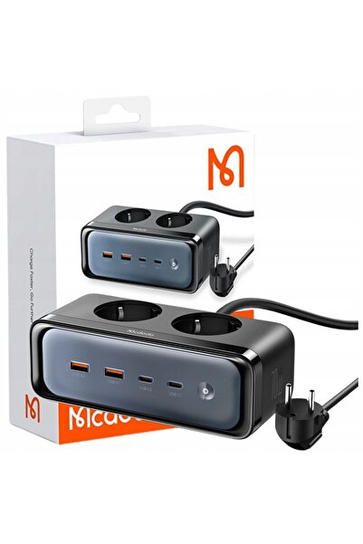 Mcdodo Ac Charger Power Strip Gan Type C 6X Usb-C Usb Ac 70W