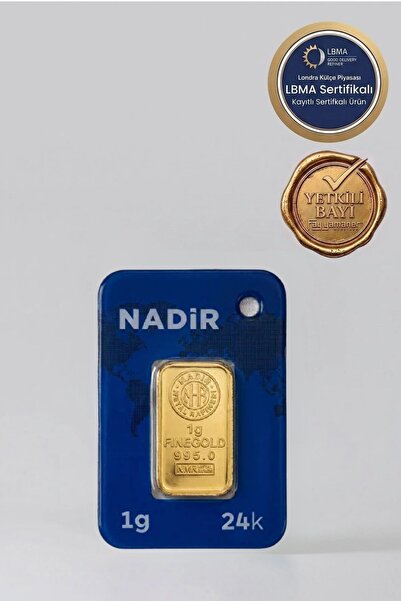 Nadir Gold 24 Ayar 1 Gram Külçe Altın