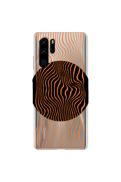 Other Huawei P30 Pro Trapezoidal lines Transparent Silicone TPU Θήκη