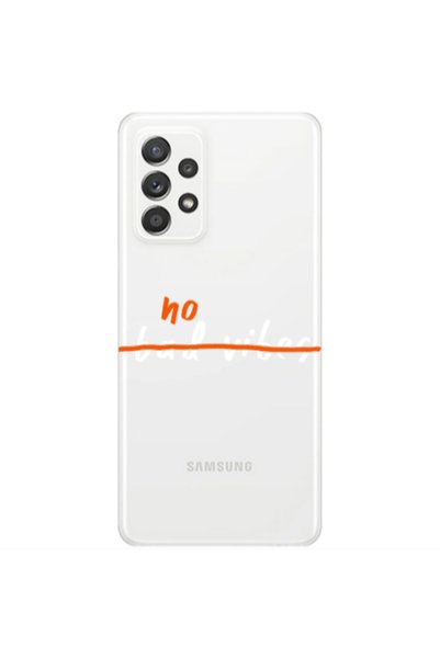 Other Samsung A53 No bad vibes 2 Transparent Silicone TPU Θήκη