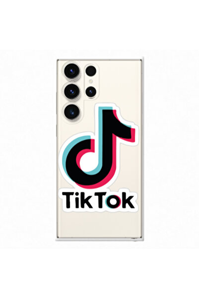 Other Samsung S24 Ultra Tik Tok Transparent Silicone TPU Θήκη