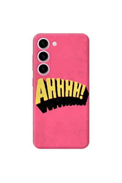 Other Samsung S23 Plus Ahhhh Transparent Silicone TPU Θήκη