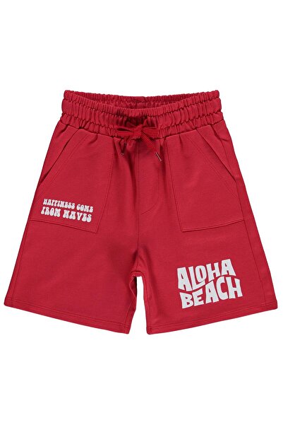 Civil Boys Σορτς Aloha Beach για παιδιά 2-5 ετών - Κόκκινο