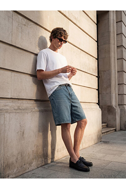 LC Waikiki Nevavm Standard Fit Men's Jean Shorts with a Difference