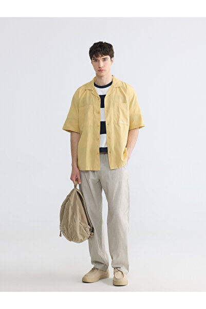 LC Waikiki Nevavm Comfortable Fit Linen-Look Men's Trousers with a Difference