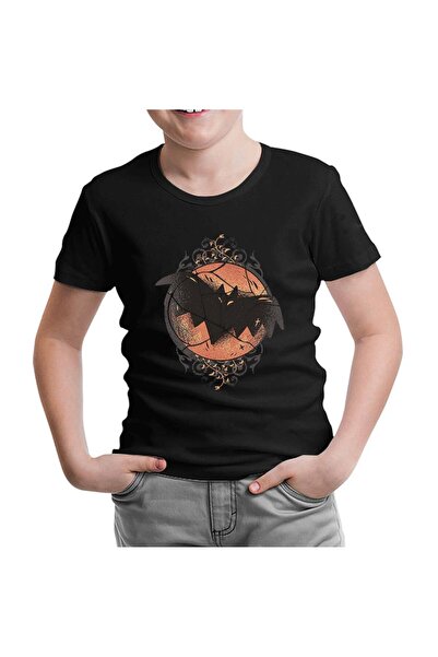 Lord T-Shirt تيشيرت الهالوين - تي شيرت أسود للأطفال بتصميم مصاص الدماء