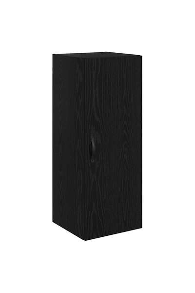 vidaxl Dulap montat pe perete Stejar Negru 34,5 x 34 x 90 cm