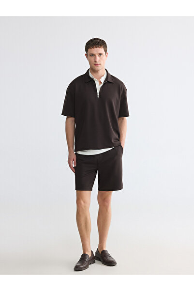 LC Waikiki Nevavm Regular Fit Soft Touch Men's Shorts with Difference