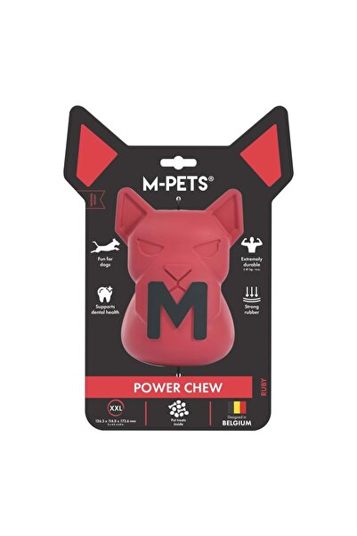 M-PETS Power Chew Rubber Dog Treat Toy Ruby (XXL)