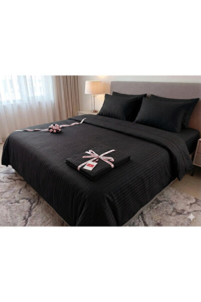 Saten Nevresim Takımı 200x220cm 3 Parça Çift Kişilik