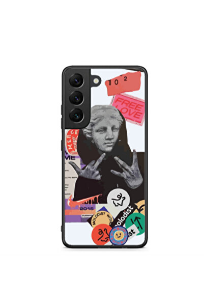 Other Samsung S22 Plus Free love Black Glossy Θήκη