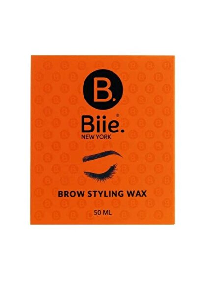 biie NEW YORK Brow Styling Wax – Strong Hold Eyebrow Wax with Applicator Brus...