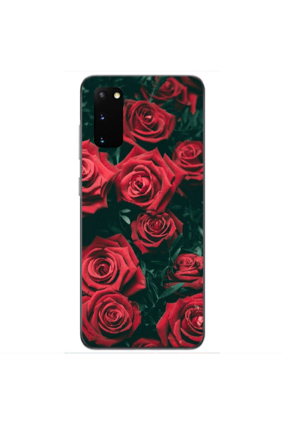 Other Samsung S20 Red Roses Transparent Silicone TPU Θήκη