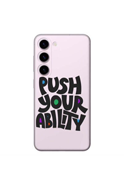 Other Samsung S23 Push Your Ability Transparent Silicone TPU Θήκη
