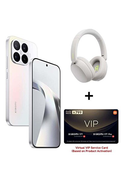 Xiaomi هاتف ذكي 17T بشريحتين + شريحة eSIM، يدعم 5G، لون أبيض أوبال، ذاكرة وصو...