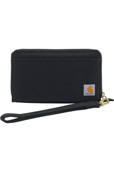 Carhartt Women's Durable Canvas Flat Clutch Wallet, available in multiple sty...