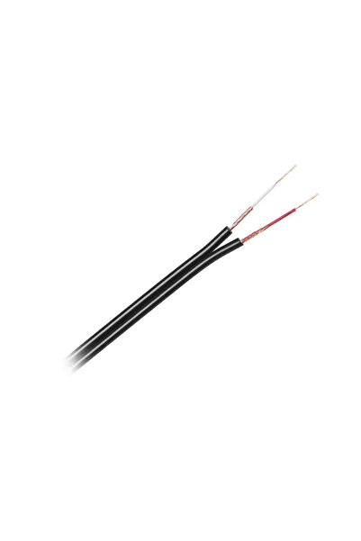 Cabletech Cable 10m 2x RCA 3mm black KAB0203-10