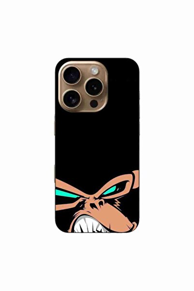 OEM Husa compatibila cu Apple iPhone 16 Pro Silicon Gel Tpu Model Angry Monkey