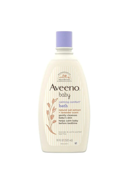 AVEENO سائل استحمام للأطفال برائحة اللافندر والفانيليا - 532 مل