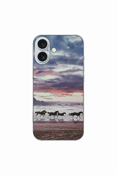 OEM Husa compatibila cu Apple iPhone 16 Silicon Gel Tpu Model Cai Alergand