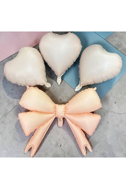 OEM Balloons 4/ Top Bottom Set Bow With Blue Hearts