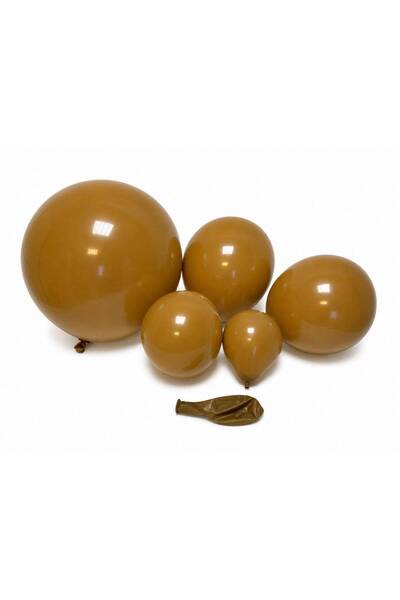 OEM Matte Balloons TX 07 Khaki Gold 12"-100/ Top Bottom Set