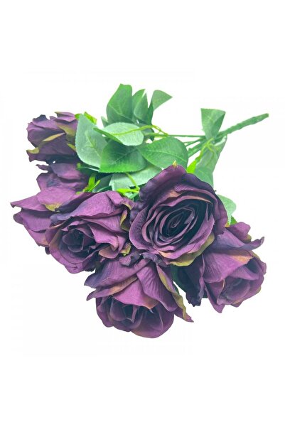 OEM Flori Artificiale Trandafiri Mov Buchet 7 Flori