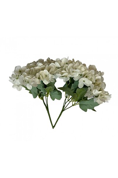 OEM Flori Artificiale Buchet 5 Hortensii Mici 2/Set Alb