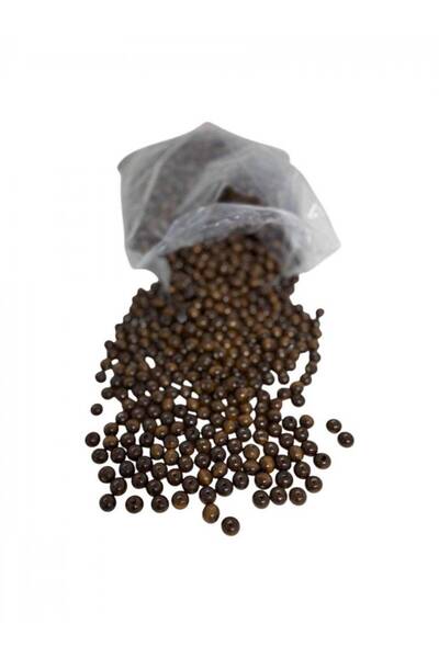 OEM Wooden Beads Shades of Brown 12 mm Cream