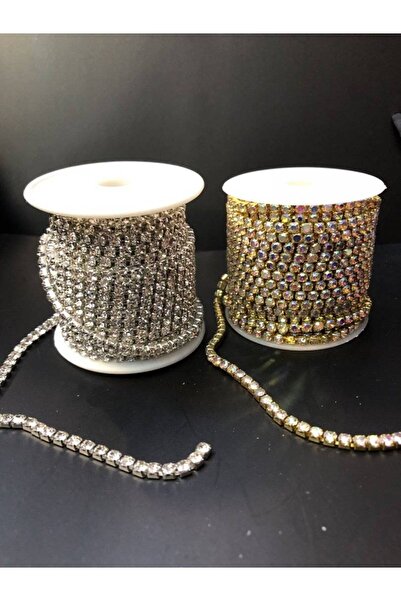OEM Rhinestone Chain 1.8mm- 10y Silver