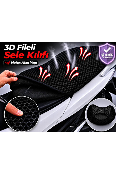 Vi Caro Falcon Retro 110 I Motorcycle Saddle Cover 3D Mesh Saddle Cover Breat...