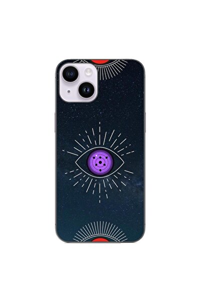 OEM Θήκη συμβατή με Apple iPhone 14 από Σιλικόνη Gel TPU με σχέδιο Μάτι Τομόε...