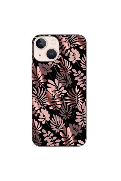 OEM Husa compatibila cu Apple iPhone 13 Mini Silicon Gel Tpu Model Bronze Par...