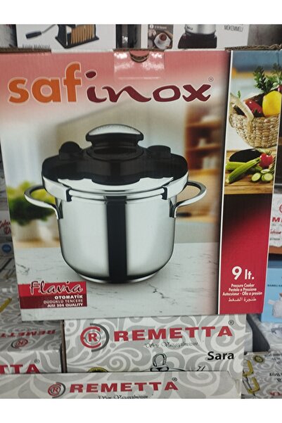 SAFLON Safinoks 9 litre akıllı kapaklı düdüklü
