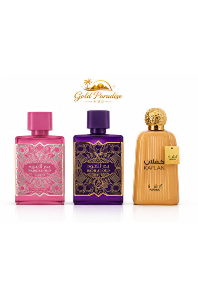 MANASIK Top Bottom Set of 3 Arabesque unisex perfumes Bade al oud Amethyst x2...