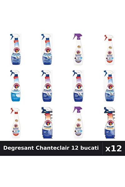 Chanteclair Set 12 Degresant Universal 600-625ml - Lavanda, Marsilia, Mosc Alb